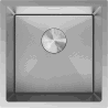Mexen Trixo nerūdijančio plieno plautuvė 1 dubuo 440 x 440 mm, inox HC - 6413441000-01HC