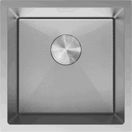 Mexen Trixo plieninė vienos kameros kriauklė 440 x 440 mm, inox HC - 6413441000-01HC