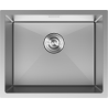 Mexen Trixo plieninė plautuvė vienos sekcijos 540 x 440 mm, inox - 6414541000-01