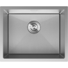 Mexen Trixo vienos plautuvės plieninis kriauklė 540 x 440 mm, inox HC - 6414541000-01HC
