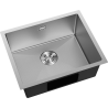 Mexen Trixo vienos plautuvės plieninis kriauklė 540 x 440 mm, inox HC - 6414541000-01HC