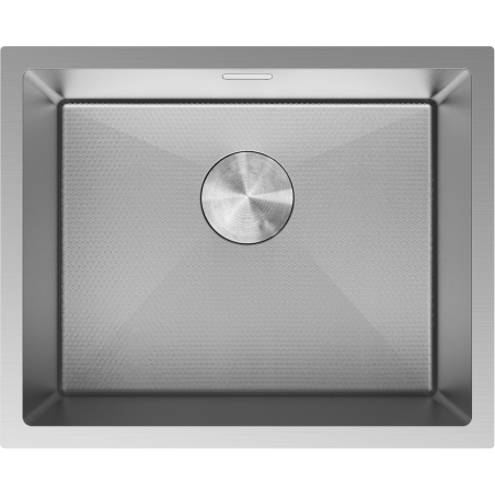 Mexen Trixo vienos plautuvės plieninis kriauklė 540 x 440 mm, inox HC - 6414541000-01HC
