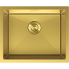 Mexen Trixo nerūdijančio plieno vienos kameros plautuvė 540 x 440 mm, auksinė - 6414541000-55