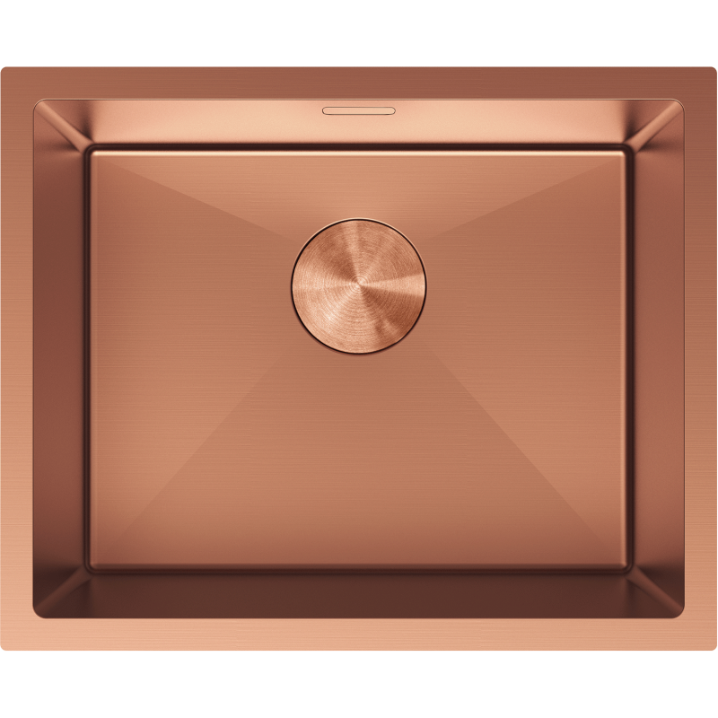 Mexen Trixo nerūdijančio plieno vienos kameros kriauklė 540 x 440 mm, varinė - 6414541000-65