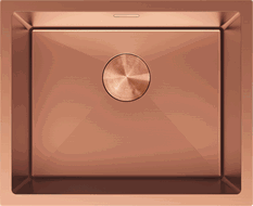Mexen Trixo nerūdijantis plieninis vienos kameros kriauklė 540 x 440 mm, varinis - 6414541000-65