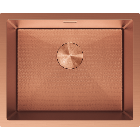 Mexen Trixo plieninė vienos kameros kriauklė 540 x 440 mm, varis HC - 6414541000-65HC