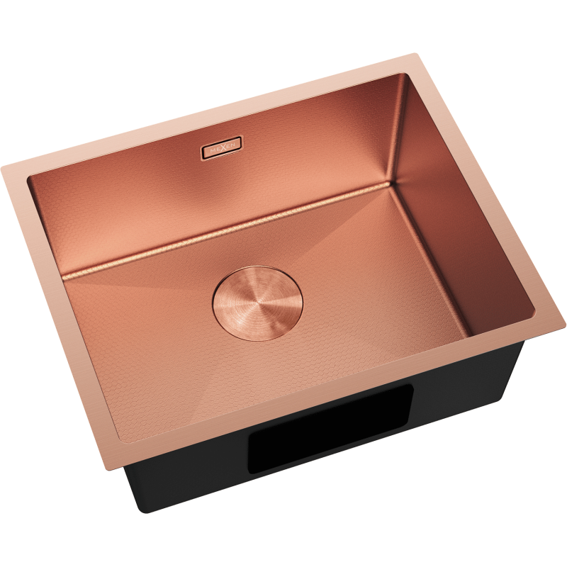 Mexen Trixo plieninė vienos kameros kriauklė 540 x 440 mm, varis HC - 6414541000-65HC