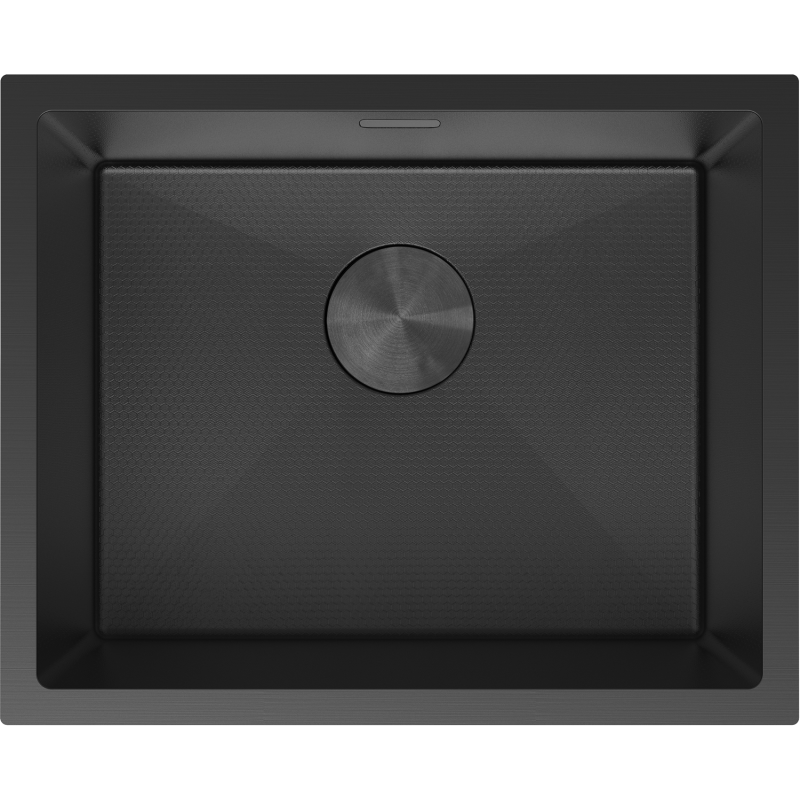 Mexen Trixo plieninė plautuvė 1 kamera 540 x 440 mm, juoda HC - 6414541000-70HC