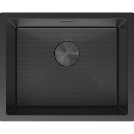 Mexen Trixo plieninė plautuvė 1 kamera 540 x 440 mm, juoda HC - 6414541000-70HC