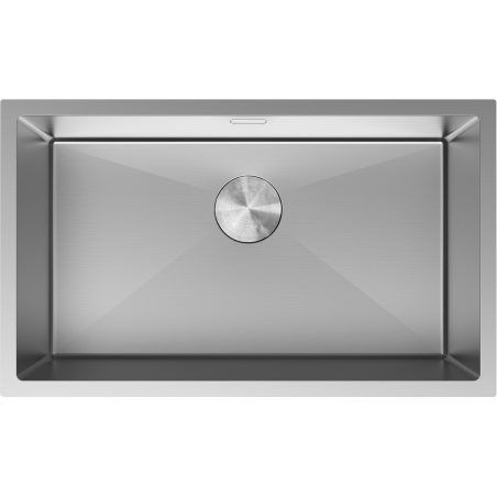 Mexen Trixo plieninė kriauklė, vienos dalies, 750 x 440 mm, inox - 6415751000-01