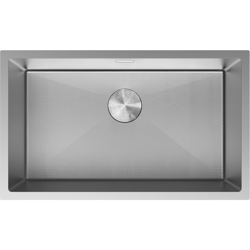 Mexen Trixo plieninė virtuvės plautuvė 1 skyrius 750 x 440 mm, inox HC - 6415751000-01HC