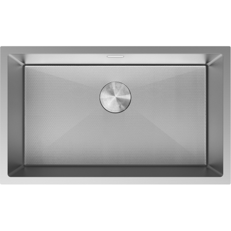 Mexen Trixo plieninė virtuvės plautuvė 1 skyrius 750 x 440 mm, inox HC - 6415751000-01HC