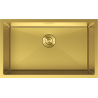 Mexen Trixo plautuvė plieninė 1-dubenė 750 x 440 mm, auksinė - 6415751000-55