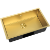 Mexen Trixo plieninė vienos kameros 750 x 440 mm, auksinė HC - 6415751000-55HC