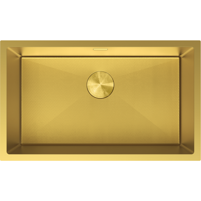 Mexen Trixo plieninė vienos kameros 750 x 440 mm, auksinė HC - 6415751000-55HC