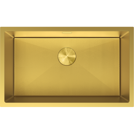 Mexen Trixo plieninė vienos kameros 750 x 440 mm, auksinė HC - 6415751000-55HC