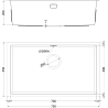 Mexen Trixo plieninis virtuvės kriauklė 1-sekcija 750 x 440 mm, varis HC - 6415751000-65HC