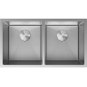 Mexen Binox plieninė virtuvinė kriauklė su 2 kameromis 800 x 450 mm, inox HC - 6421802000-01HC