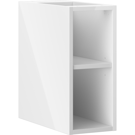 Mexen Box-A atvira spintelė su lentyna 20 cm, balta blizgi - 91AX2-0200-470-0-00