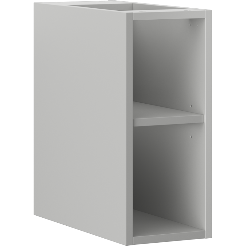 Mexen Box-A atvira spintelė su lentyna 20 cm, pilka matinė - 91AX2-0200-470-0-62