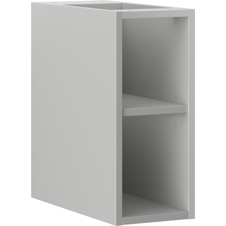Mexen Box-A atvira spintelė su lentyna 20 cm, pilka matinė - 91AX2-0200-470-0-62