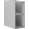 Mexen Box-A atvira spintelė su lentyna 20 cm, pilka matinė - 91AX2-0200-470-0-62