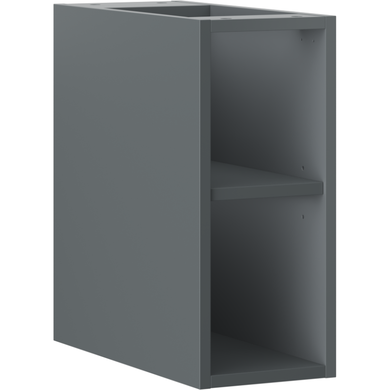 Mexen Box-A atvira spintelė su lentyna, 20 cm, matinė grafito spalva - 91AX2-0200-470-0-66