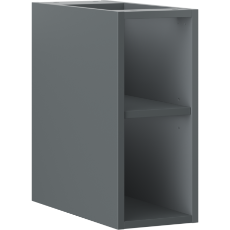 Mexen Box-A atvira spintelė su lentyna, 20 cm, matinė grafito spalva - 91AX2-0200-470-0-66
