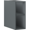 Mexen Box-A atvira spintelė su lentyna, 20 cm, matinė grafito spalva - 91AX2-0200-470-0-66