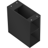 Mexen Box-A atvira spintelė su lentyna 20 cm, juoda matinė - 91AX2-0200-470-0-71