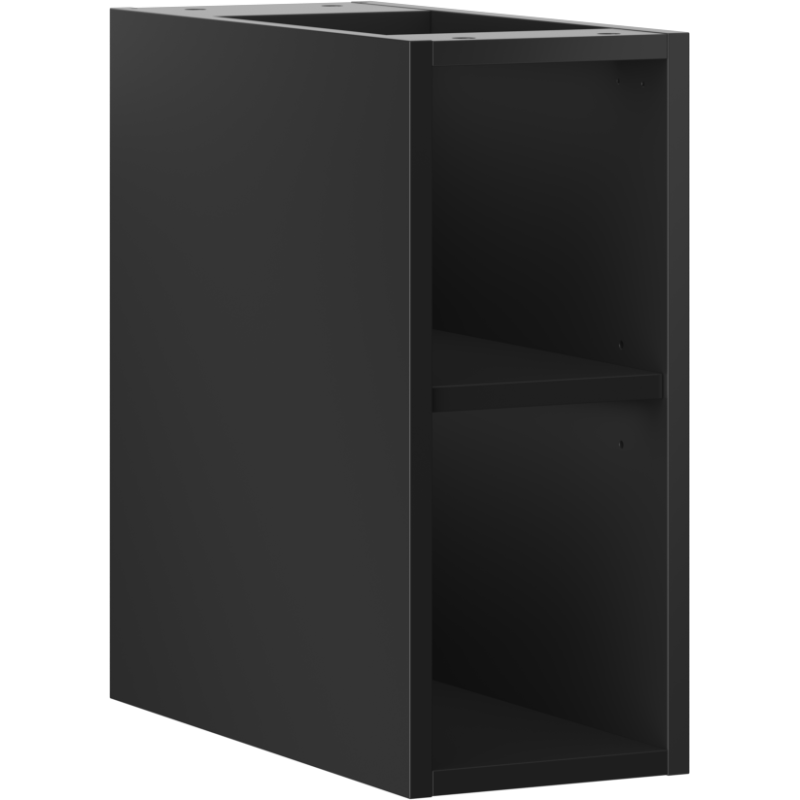 Mexen Box-A atvira spintelė su lentyna 20 cm, juoda matinė - 91AX2-0200-470-0-71