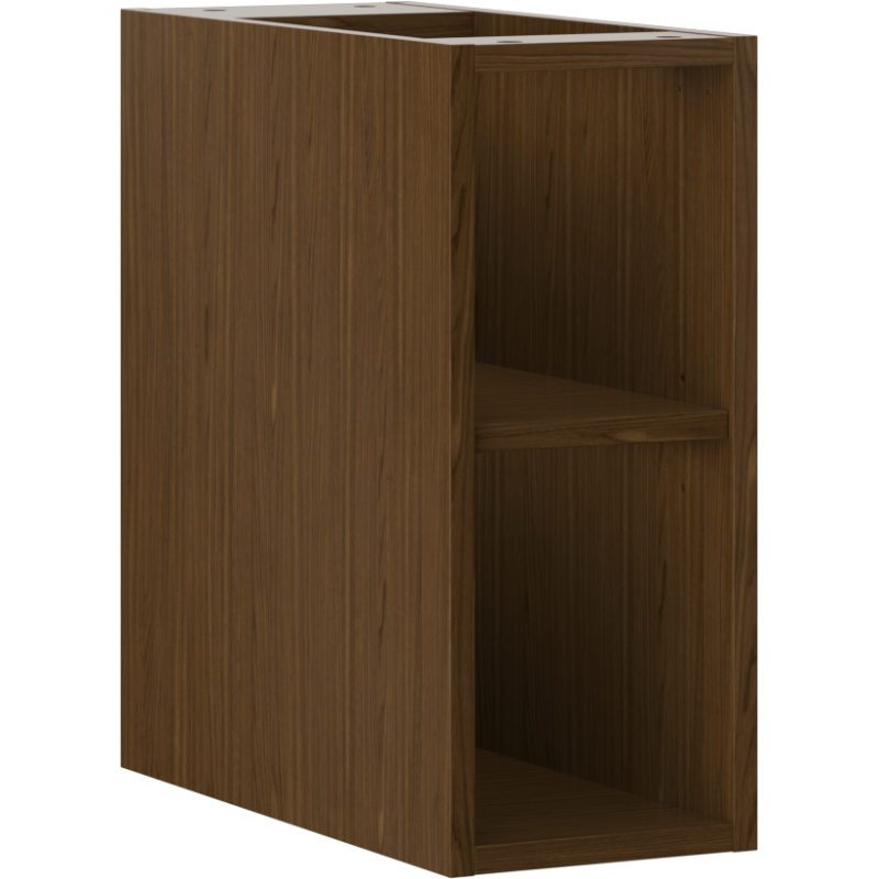 Mexen Box-A atvira spintelė su lentyna 20 cm, riešutas - 91AX2-0200-470-0-86