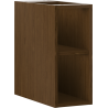 Mexen Box-A atvira spintelė su lentyna 20 cm, riešutas - 91AX2-0200-470-0-86