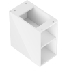 Mexen Box-A atvira spintelė su lentyna 25 cm, balta blizgi - 91AX2-0250-470-0-00