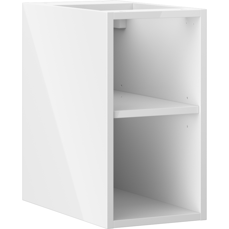 Mexen Box-A atvira spintelė su lentyna 25 cm, balta blizgi - 91AX2-0250-470-0-00