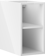 Mexen Box-A atvira spintelė su lentyna 25 cm, balta blizgi - 91AX2-0250-470-0-00