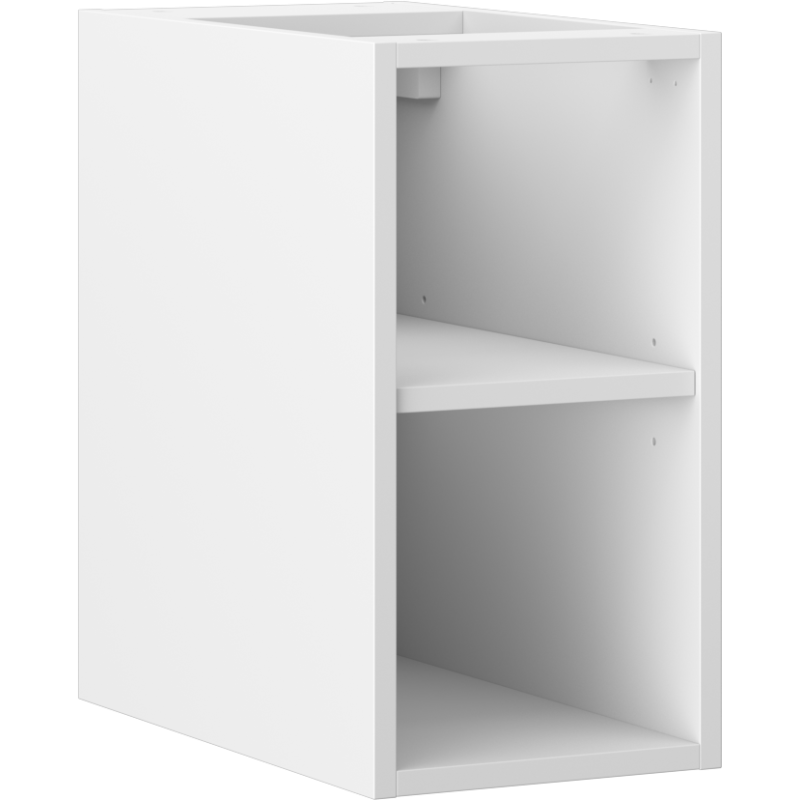 Mexen Box-A atvira spintelė su lentyna 25 cm, balta matinė - 91AX2-0250-470-0-01