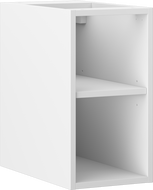 Mexen Box-A atvira spintelė su lentyna 25 cm, balta matinė - 91AX2-0250-470-0-01