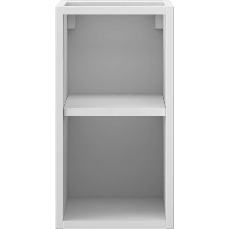 Mexen Box-A atvira spintelė su lentyna 25 cm, balta matinė - 91AX2-0250-470-0-01