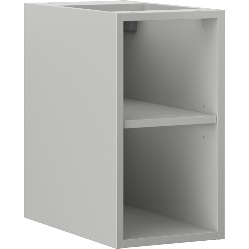 Mexen Box-A atvira spintelė su lentyna 25 cm, pilka matinė - 91AX2-0250-470-0-62