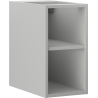 Mexen Box-A atvira spintelė su lentyna 25 cm, pilka matinė - 91AX2-0250-470-0-62