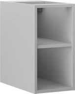 Mexen Box-A atvira spintelė su lentyna 25 cm, pilka matinė - 91AX2-0250-470-0-62