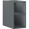 Mexen Box-A atviras spintelė su lentyna 25 cm, matinė grafitinė - 91AX2-0250-470-0-66