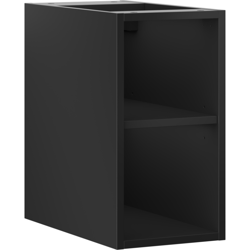 Mexen Box-A atvira lentyna, 25 cm, juoda matinė - 91AX2-0250-470-0-71