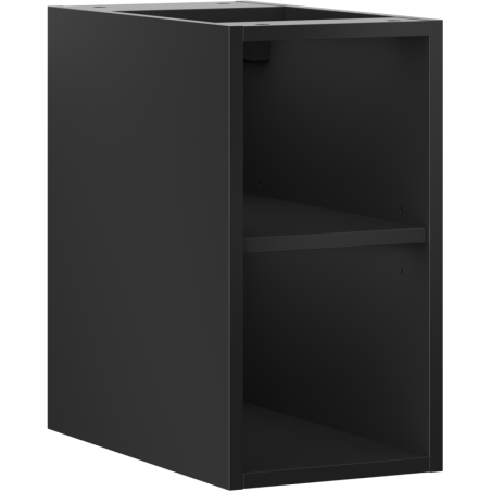 Mexen Box-A atvira lentyna, 25 cm, juoda matinė - 91AX2-0250-470-0-71