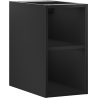Mexen Box-A atvira lentyna, 25 cm, juoda matinė - 91AX2-0250-470-0-71