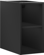 Mexen Box-A atvira lentyna, 25 cm, juoda matinė - 91AX2-0250-470-0-71