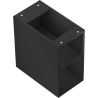 Mexen Box-A atvira lentyna, 25 cm, juoda matinė - 91AX2-0250-470-0-71