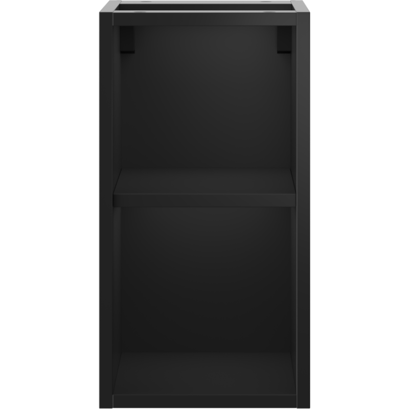 Mexen Box-A atvira spintelė su lentyna 25 cm, juoda matinė - 91AX2-0250-470-0-71