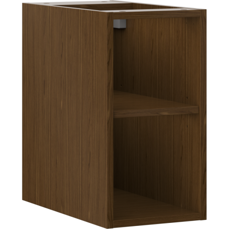 Mexen Box-A atviras spintelė su lentyna 25 cm, riešutas - 91AX2-0250-470-0-86